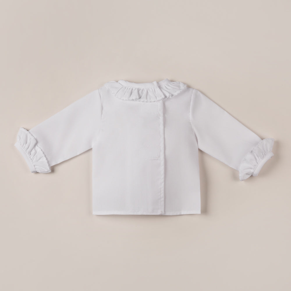 CAMISINA RIBETE BLANCA