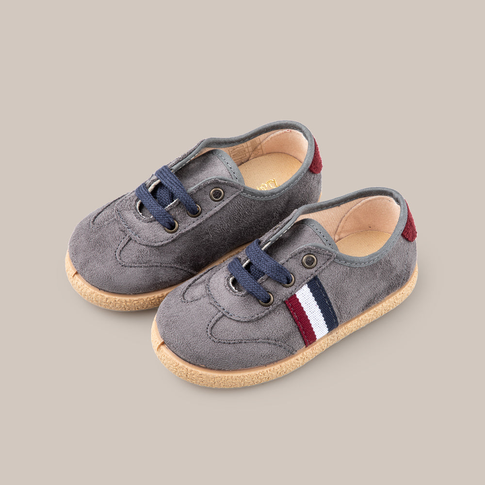 ZAPATO BANDERA GRIS