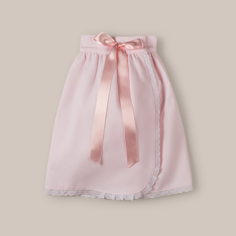 FALDÓN CINTURA PARA BEBÉ ROSA