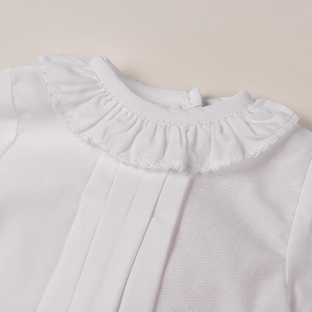 CAMISINA RIBETE BLANCA