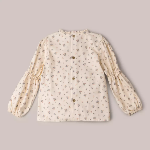 BLUSA MANGA LARGA MILLEFIORI BEIGE