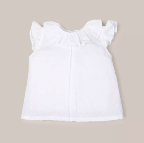 BLUSA PLUMETI BLANCO MC