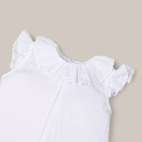 BLUSA PLUMETI BLANCO MC
