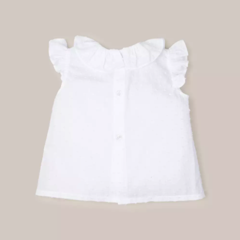 BLUSA PLUMETI BLANCO MC