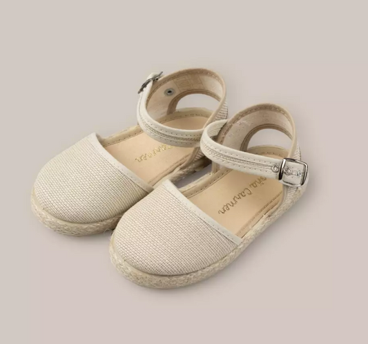 SANDALIA NIÑA LINO HIELO