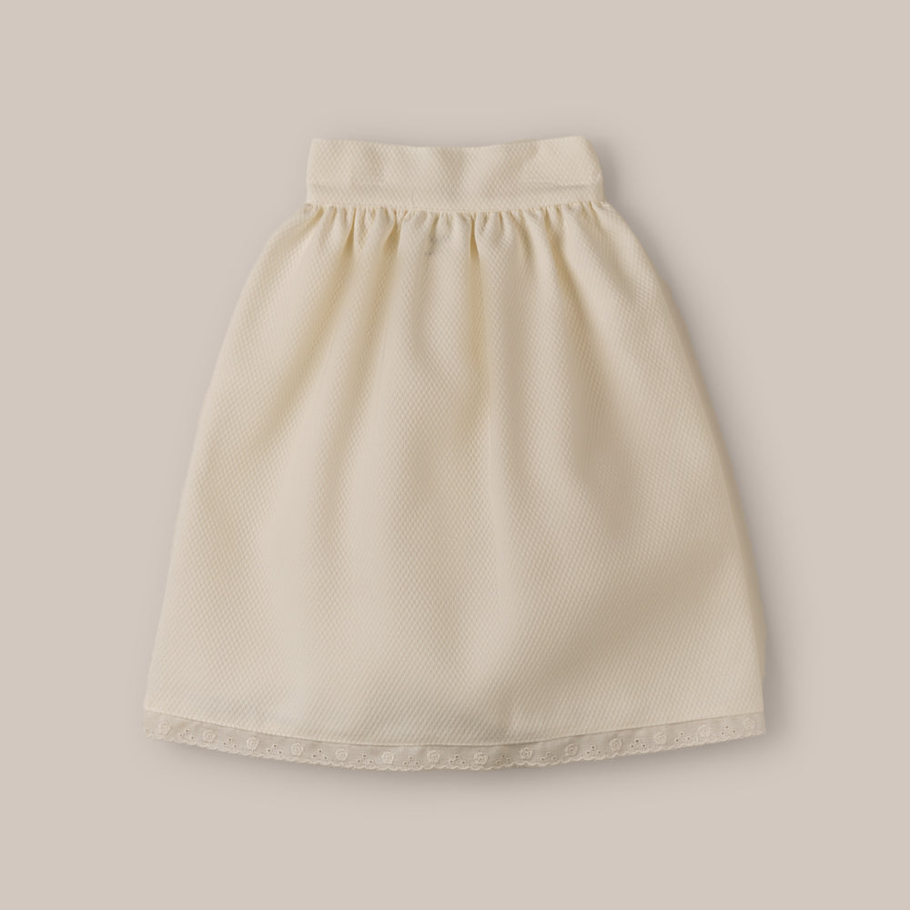 FALDÓN CINTURA PARA BEBÉ BEIGE