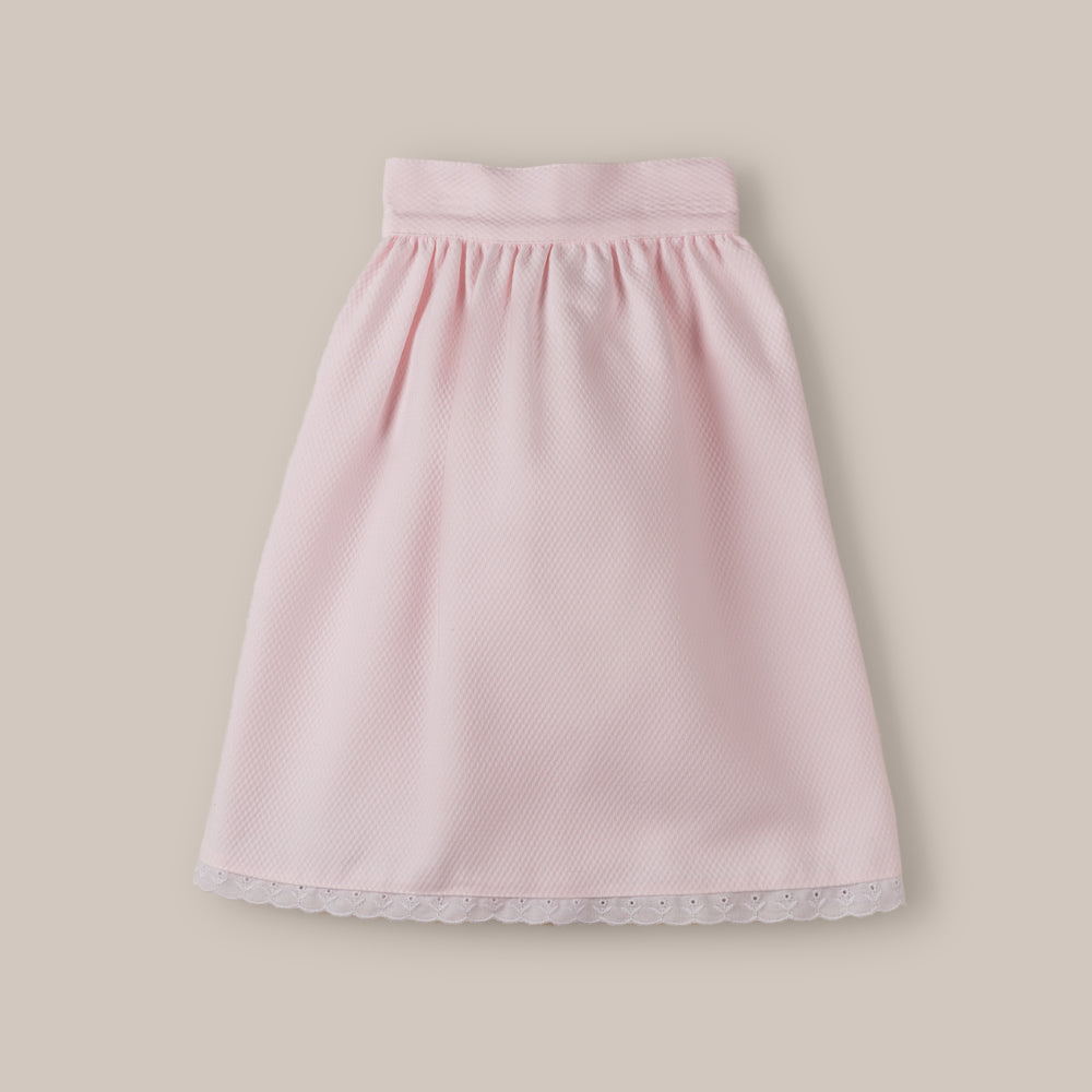 FALDÓN CINTURA PARA BEBÉ ROSA