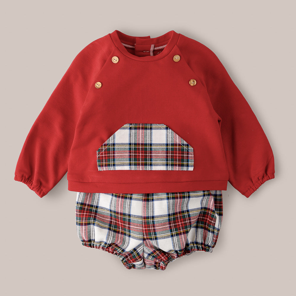 CONJUNTO 2P MARSELLA NIÑO ROJO