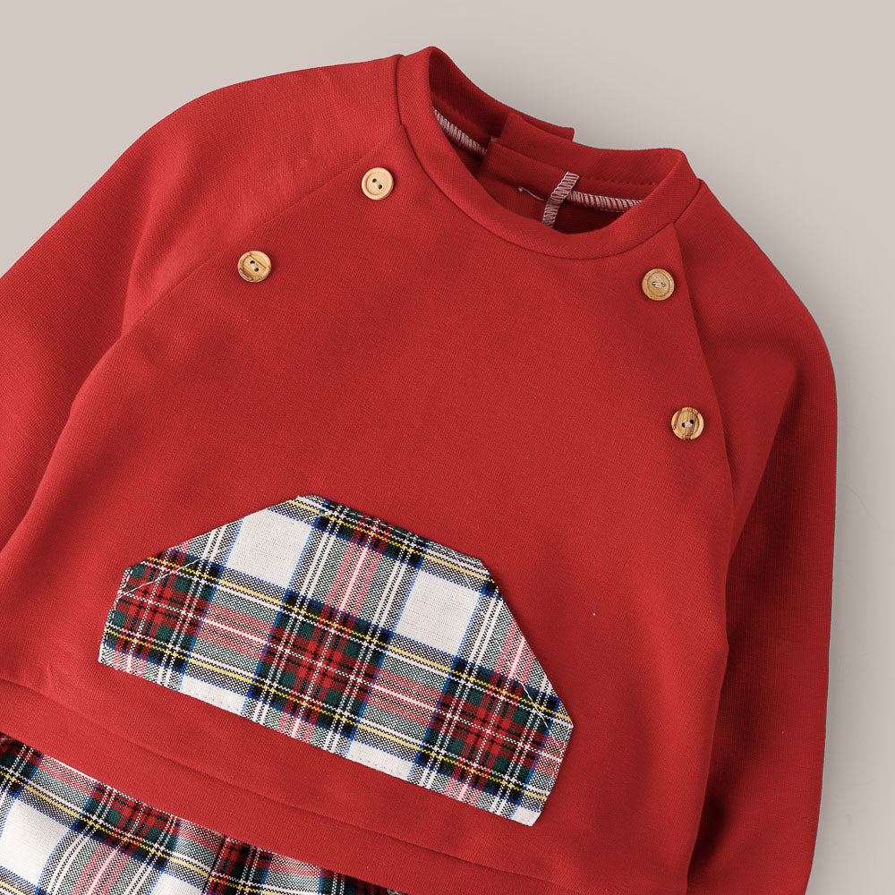 CONJUNTO 2P MARSELLA NIÑO ROJO
