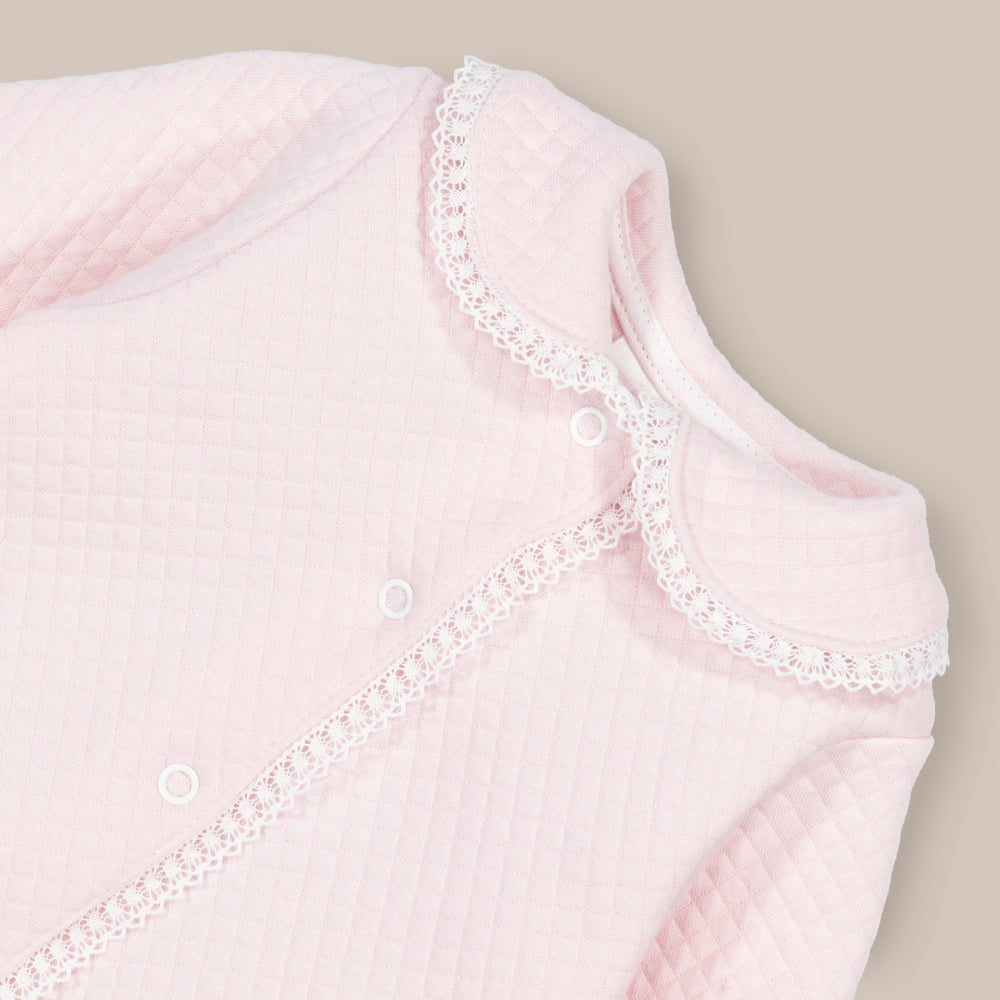 PIJAMA BEBÉ ROMBITO ROSA