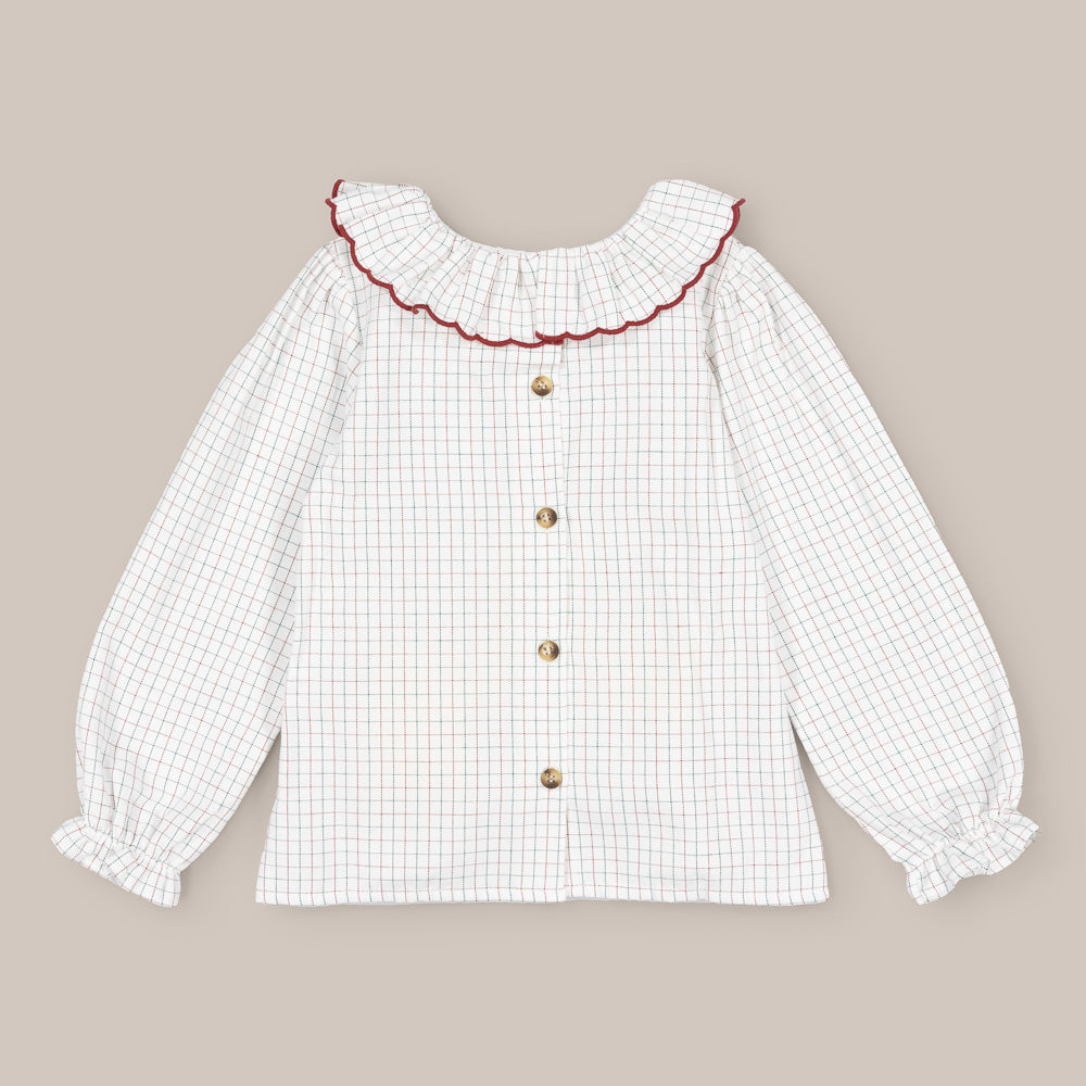 BLUSA NIÑA BURGUNDI