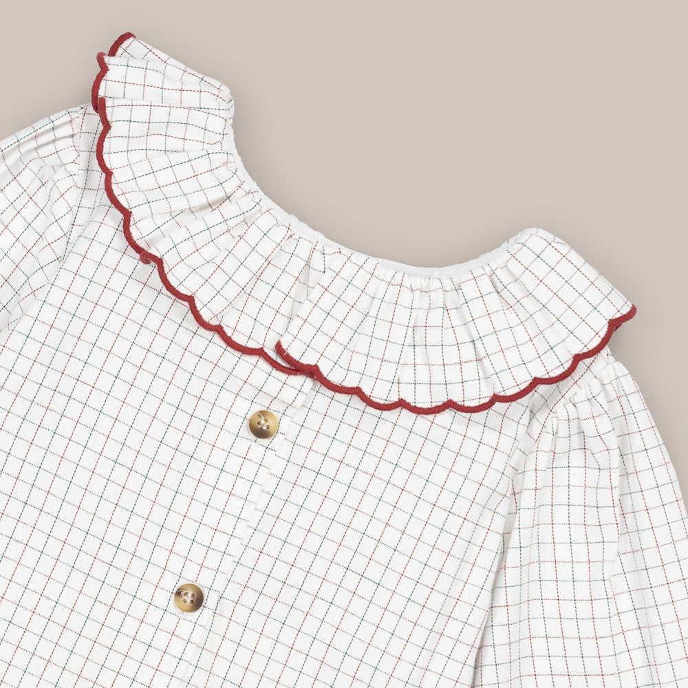 BLUSA NIÑA BURGUNDI