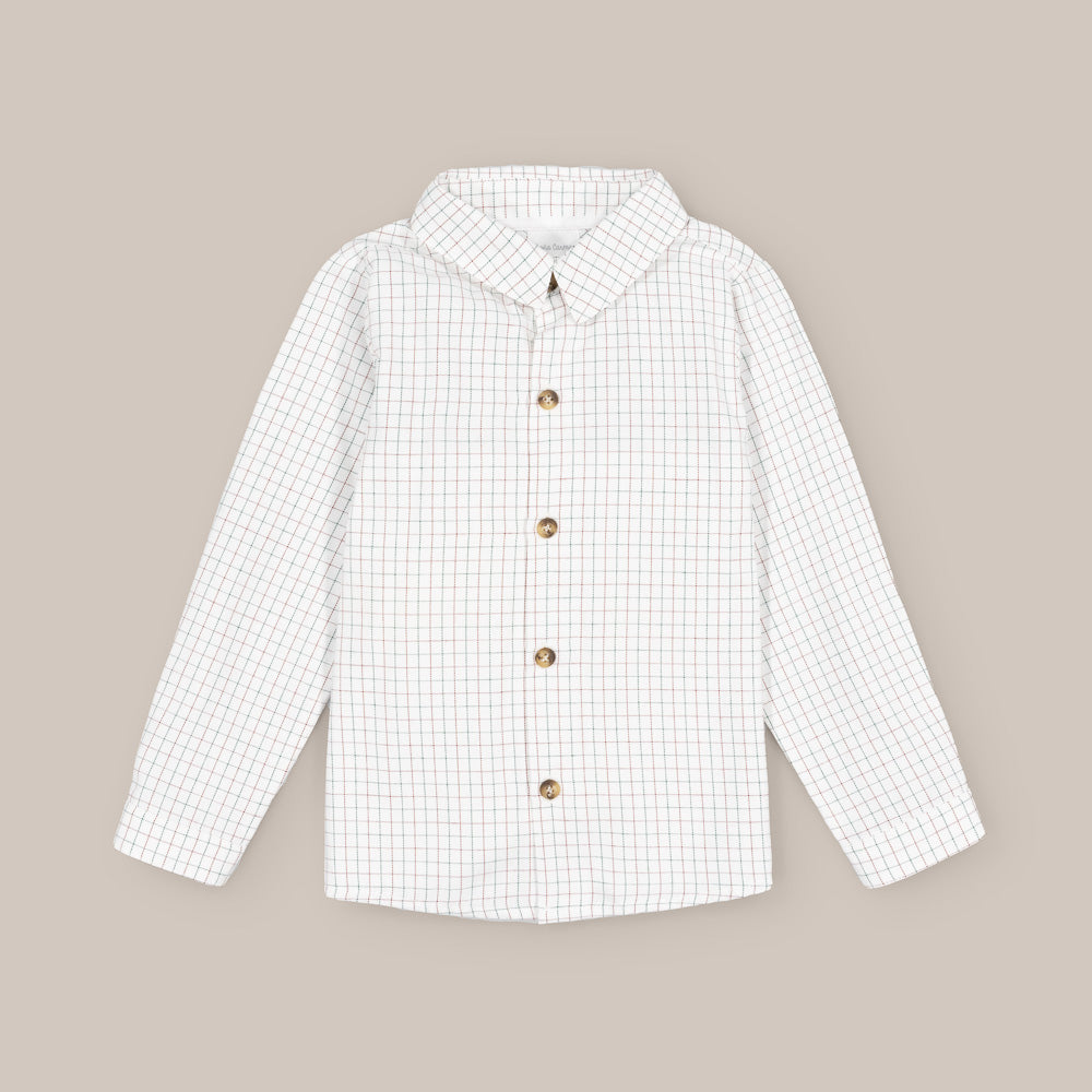 CAMISA NIÑO BURGUNDI