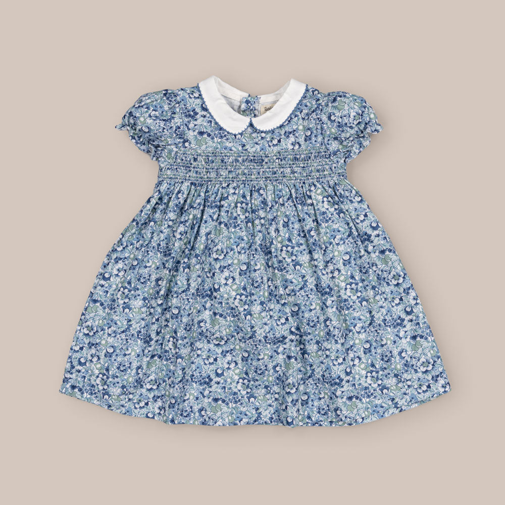 VESTIDO NIÑA NIDOS GARDEN BLUE