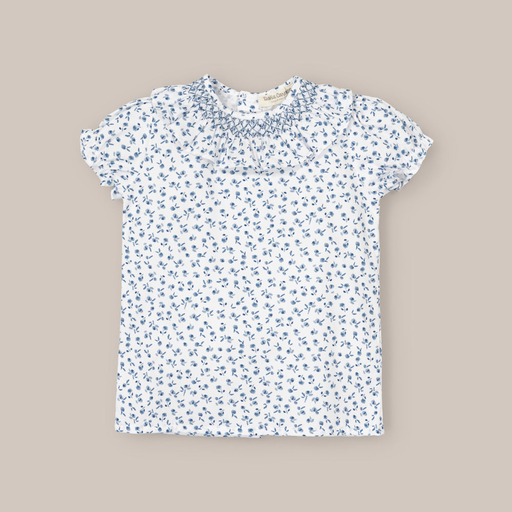 BLUSA NIÑA TULIP AZUL