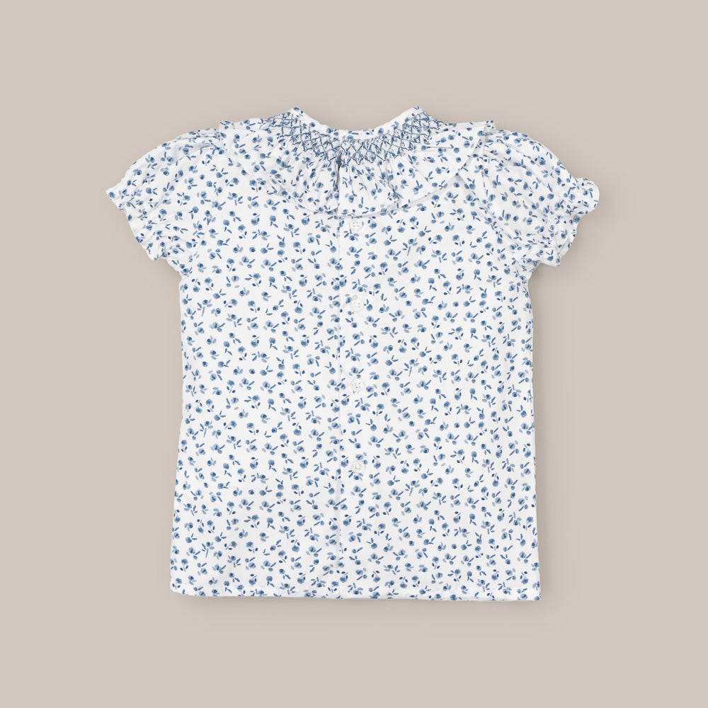 BLUSA NIÑA TULIP AZUL