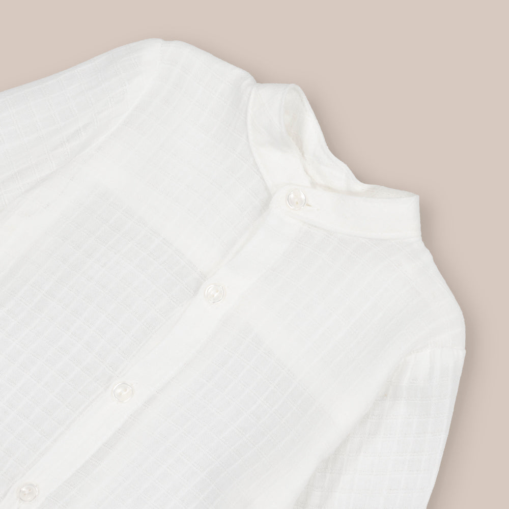 CAMISA MANGA LARGA CUADRILLE BLANCO
