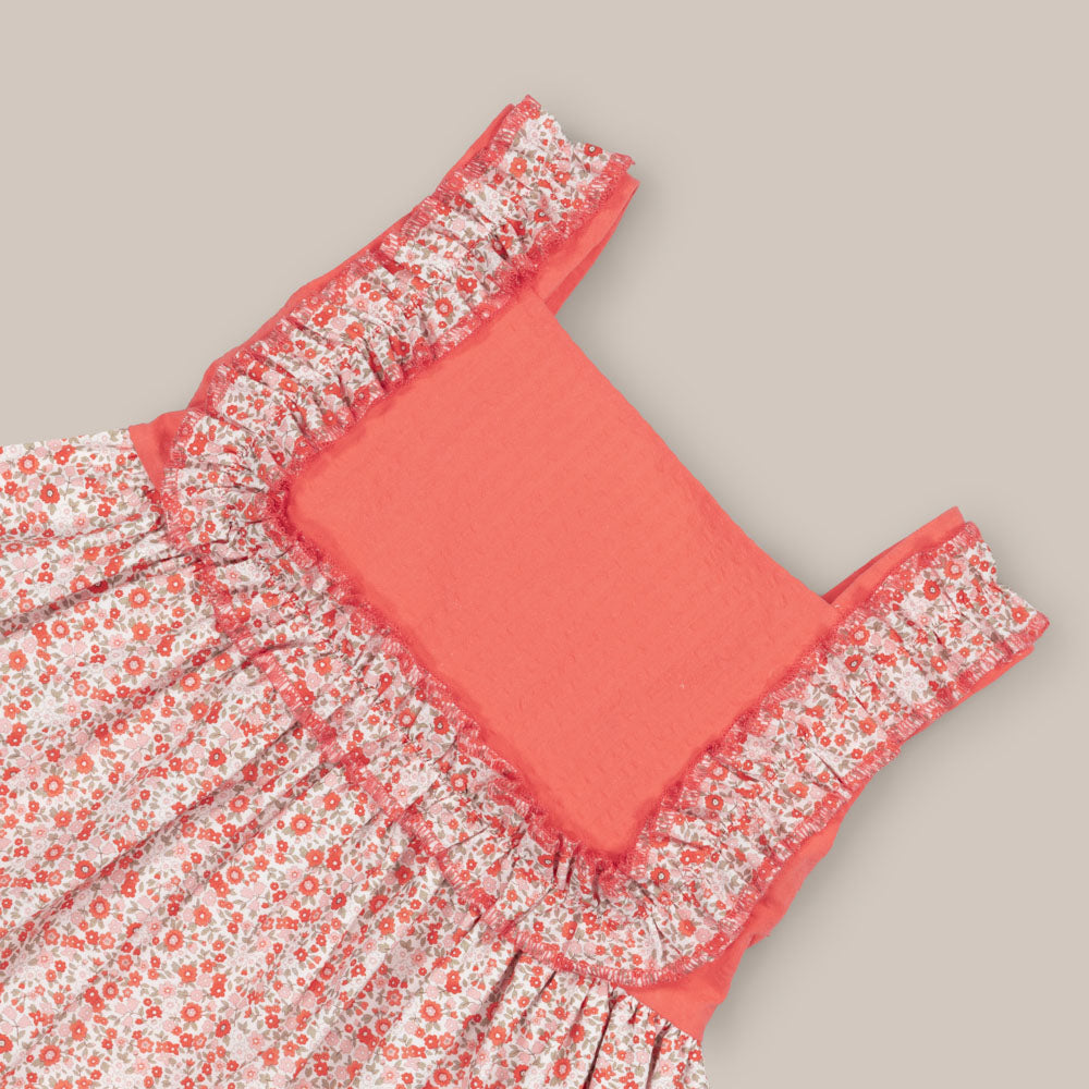VESTIDO BURBUJA ROJO