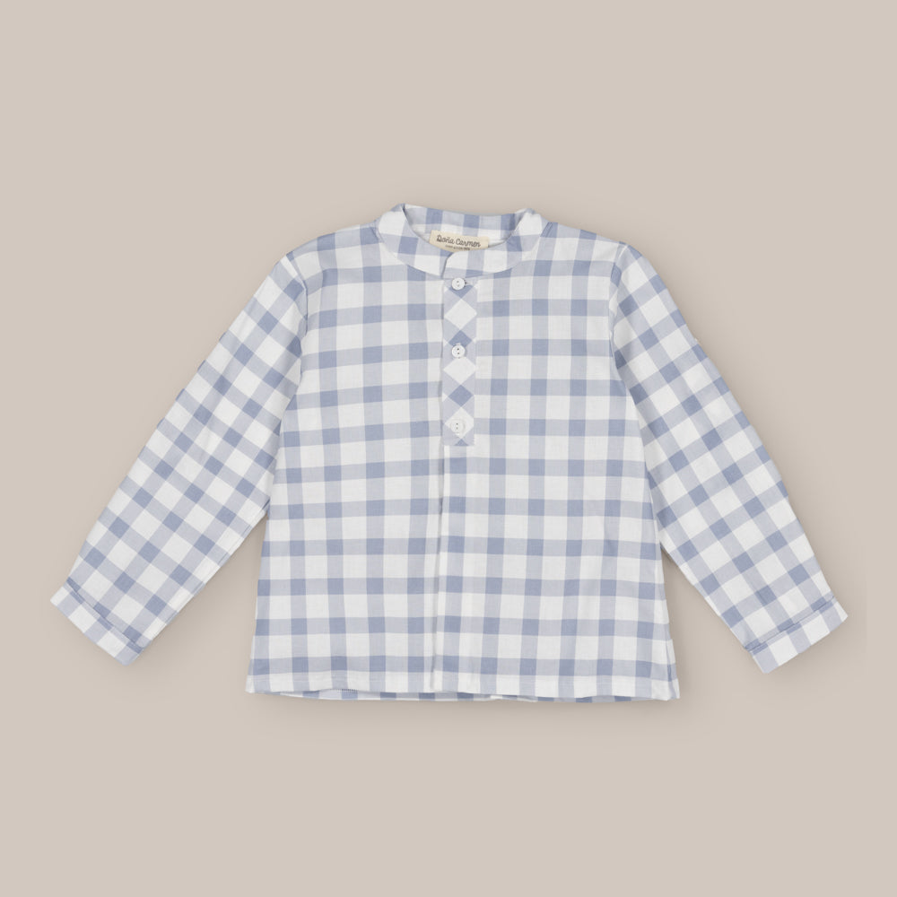 CAMISA MANGA LARGA ANTIOQUIA AZUL
