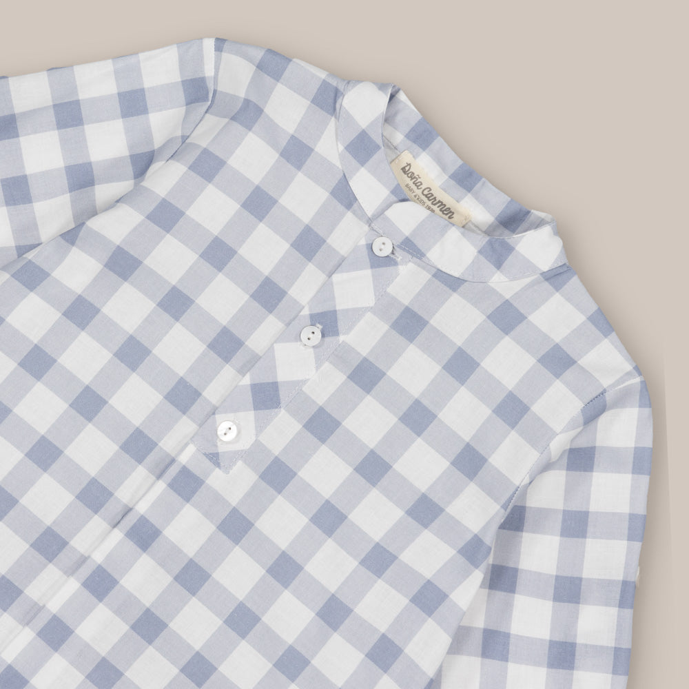 CAMISA MANGA LARGA ANTIOQUIA AZUL