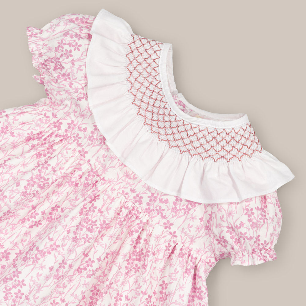 VESTIDO NIÑA SIMONE ROSA
