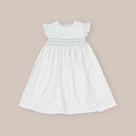 VESTIDO NIÑA NIDOS LAUREL VERDE