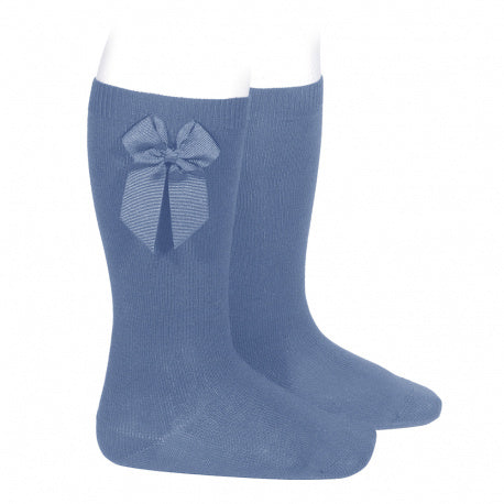 CALCETINES ALTOS CON LAZO LATERAL