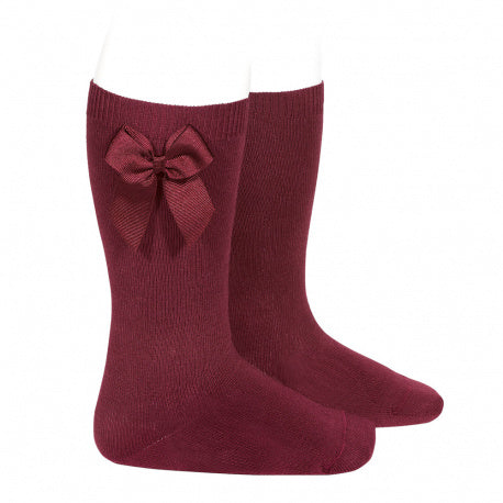 CALCETINES ALTOS CON LAZO LATERAL