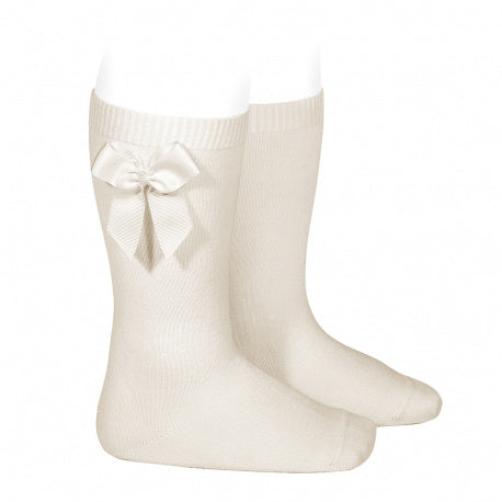 CALCETINES ALTOS CON LAZO LATERAL