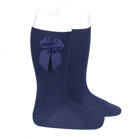 CALCETINES ALTOS CON LAZO LATERAL