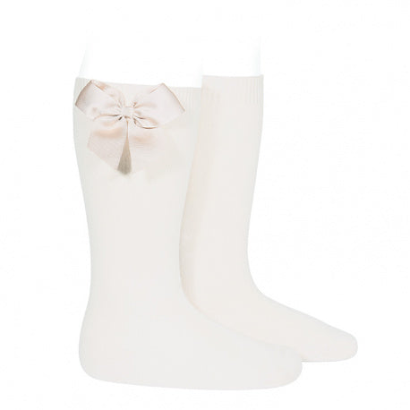 CALCETINES ALTOS CON LAZO LATERAL