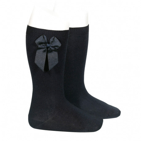 CALCETINES ALTOS CON LAZO LATERAL