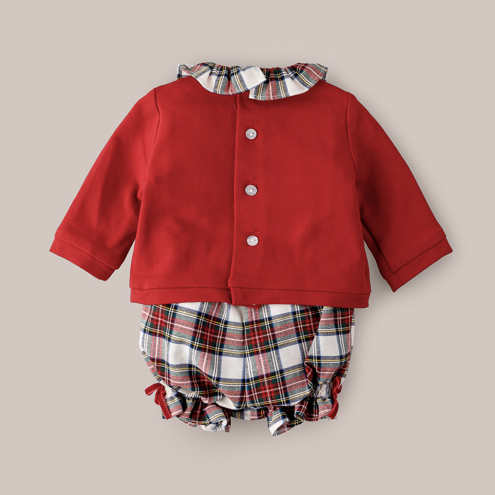 CONJUNTO 2P MARSELLA NIÑA ROJO