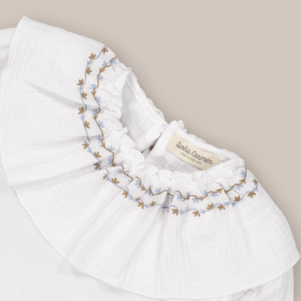 BLUSA NIÑA CUELLO YEDRA